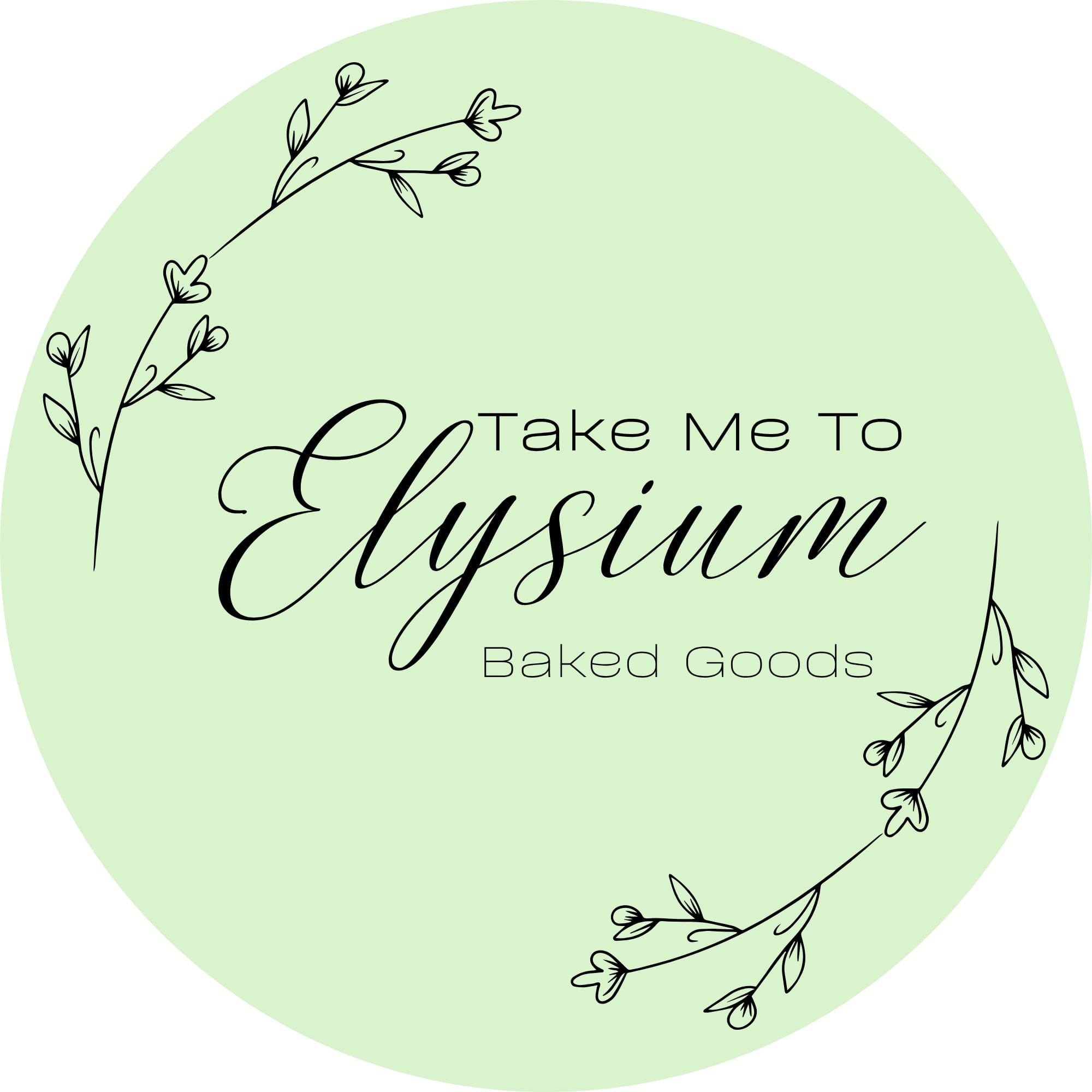 Take Me To Elysium Baked Goods logo